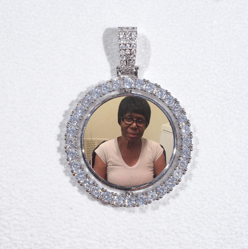 3D Spinning 2-Faced Custom Picture Pendant