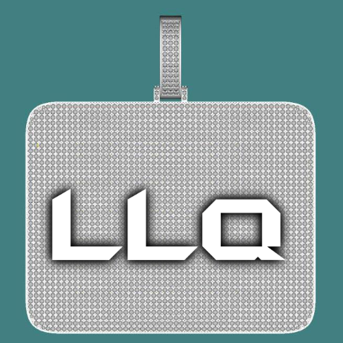 CUSTOM LETTER NECKLACE 3D BIG SQUARE