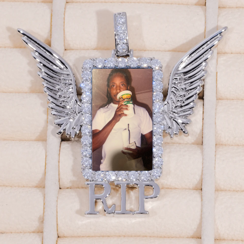RIP WING 3D CUSTOM PICTURE PENDANT