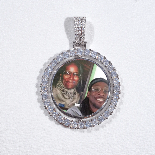 3D Spinning 2-Faced Custom Picture Pendant
