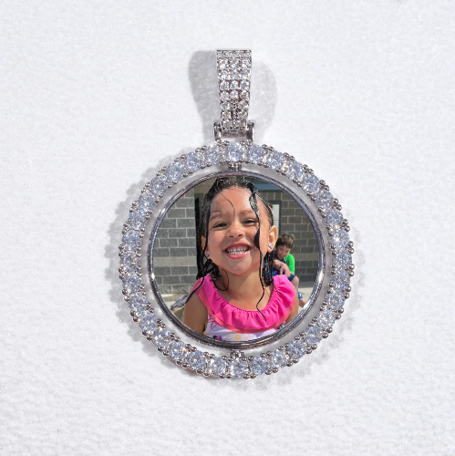 3D Spinning 2-Faced Custom Picture Pendant
