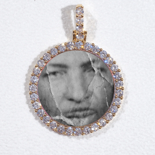 3D CIRCLE CUSTOM PICTURE PENDANT SMALL SIZE
