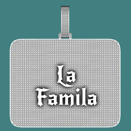 CUSTOM LETTER NECKLACE 3D BIG SQUARE