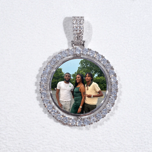 3D Spinning 2-Faced Custom Picture Pendant