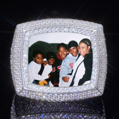 3D CUSTOM PICTURE ICED RING