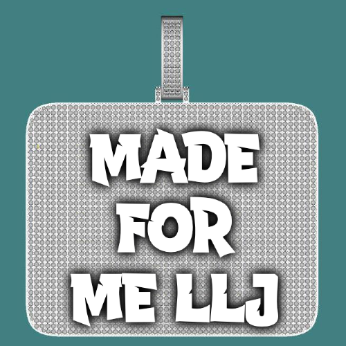 CUSTOM LETTER NECKLACE 3D BIG SQUARE