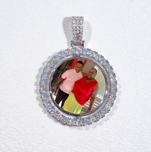 3D Spinning 2-Faced Custom Picture Pendant