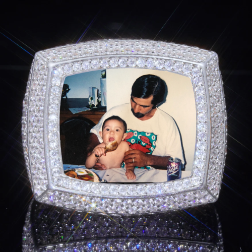 3D CUSTOM PICTURE ICED RING
