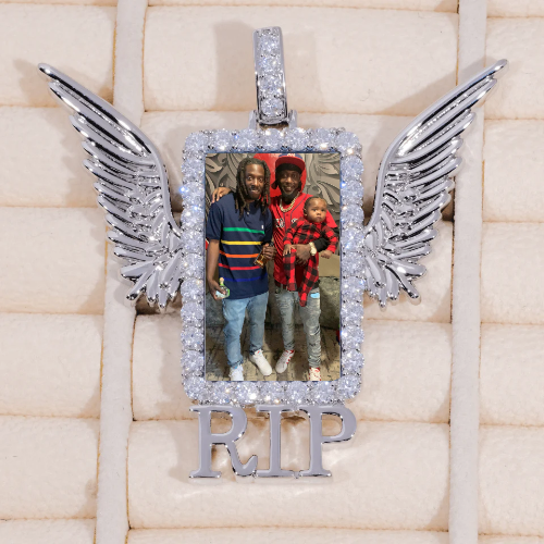 RIP WING 3D CUSTOM PICTURE PENDANT