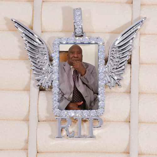 RIP WING 3D CUSTOM PICTURE PENDANT
