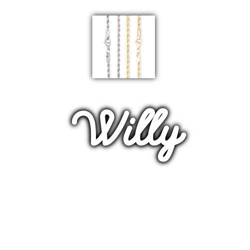 Script Custom Letter Necklace