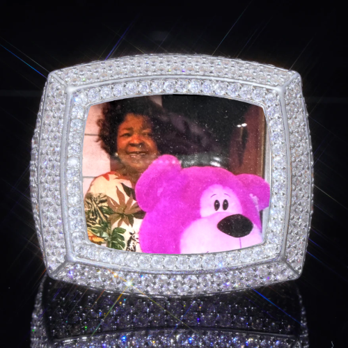3D CUSTOM PICTURE ICED RING