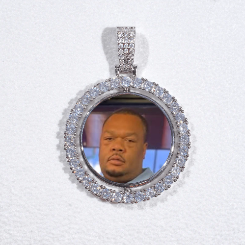 3D Spinning 2-Faced Custom Picture Pendant