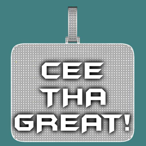 CUSTOM LETTER NECKLACE 3D BIG SQUARE