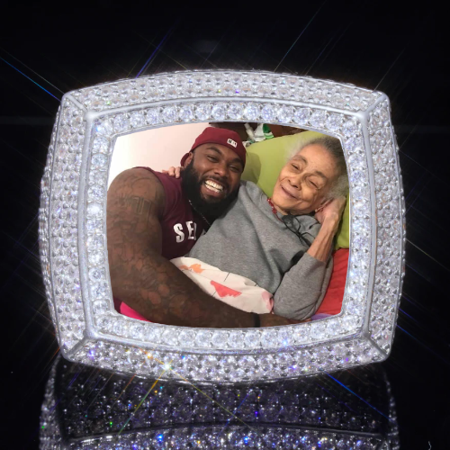 3D CUSTOM PICTURE ICED RING