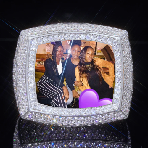 3D CUSTOM PICTURE ICED RING