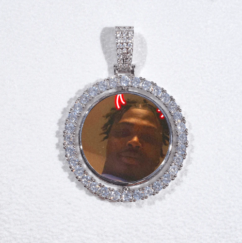 3D Spinning 2-Faced Custom Picture Pendant