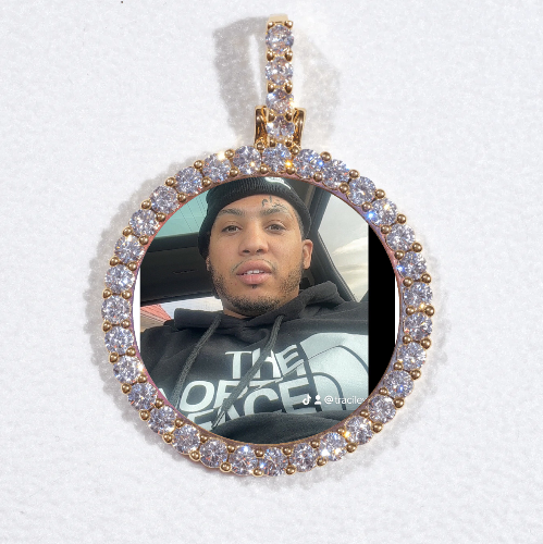 3D CIRCLE CUSTOM PICTURE PENDANT SMALL SIZE