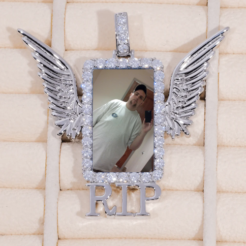 RIP WING 3D CUSTOM PICTURE PENDANT