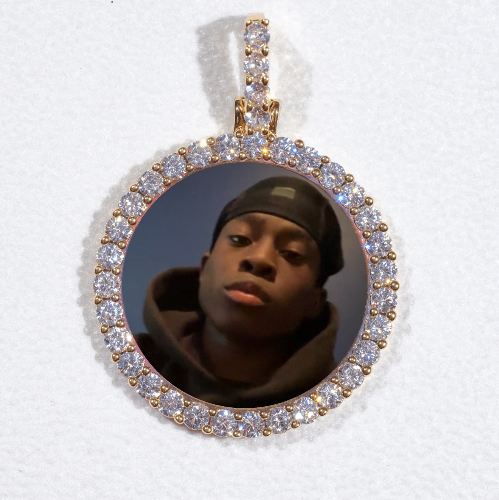 3D CIRCLE CUSTOM PICTURE PENDANT SMALL SIZE