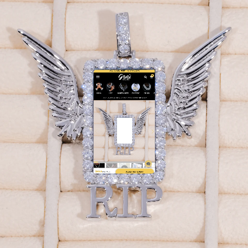RIP WING 3D CUSTOM PICTURE PENDANT