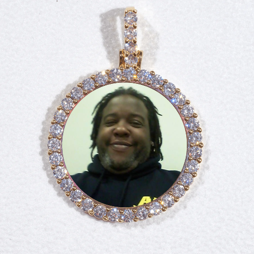 3D CIRCLE CUSTOM PICTURE PENDANT SMALL SIZE