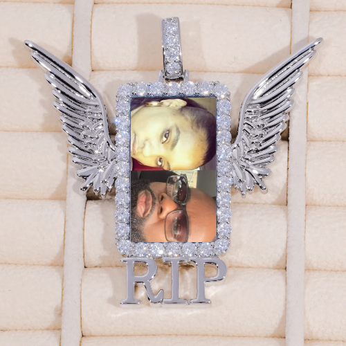 RIP WING 3D CUSTOM PICTURE PENDANT