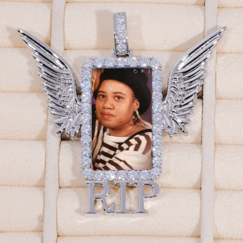 RIP WING 3D CUSTOM PICTURE PENDANT