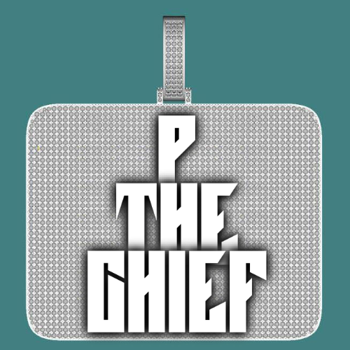 CUSTOM LETTER NECKLACE 3D BIG SQUARE