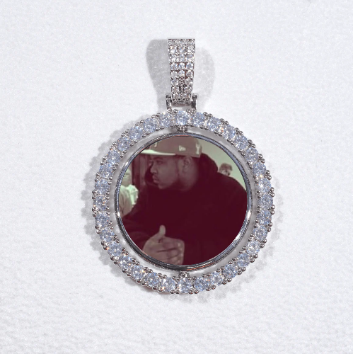 3D Spinning 2-Faced Custom Picture Pendant
