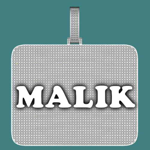 CUSTOM LETTER NECKLACE 3D BIG SQUARE