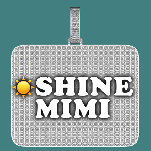 CUSTOM LETTER NECKLACE 3D BIG SQUARE