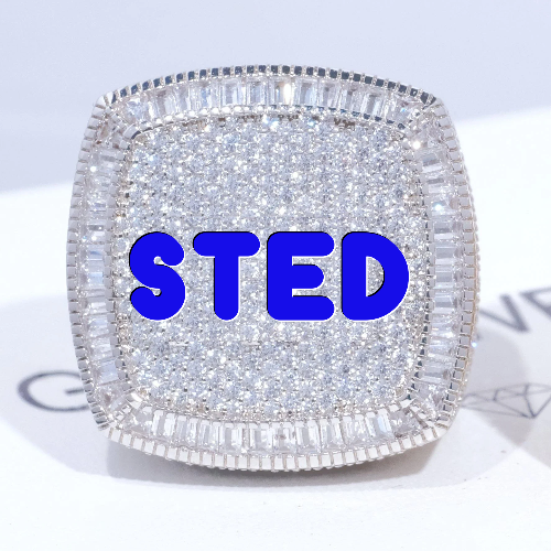 CUSTOM LETTER 3D ICED RING