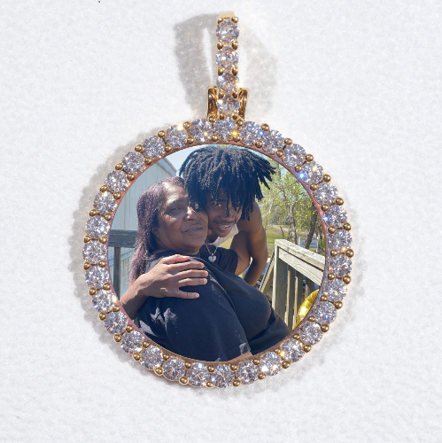 3D CIRCLE CUSTOM PICTURE PENDANT SMALL SIZE