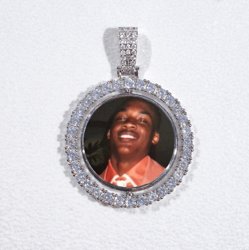 3D Spinning 2-Faced Custom Picture Pendant