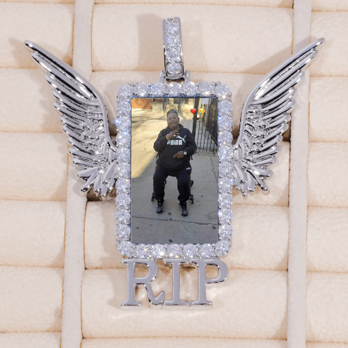 RIP WING 3D CUSTOM PICTURE PENDANT