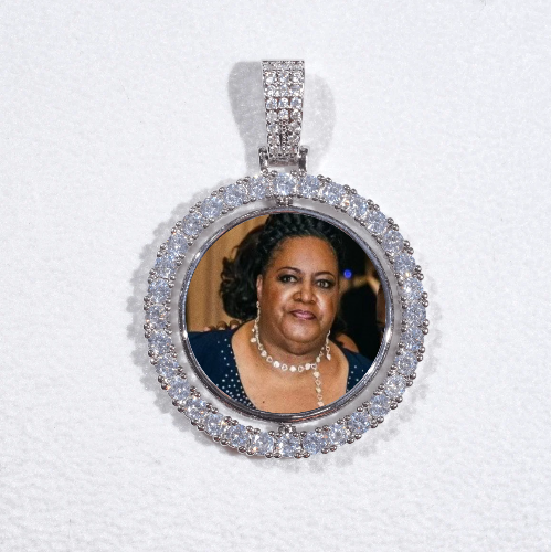 3D Spinning 2-Faced Custom Picture Pendant