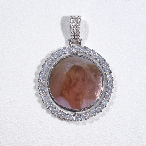 3D Spinning 2-Faced Custom Picture Pendant