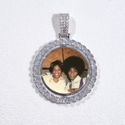 3D Spinning 2-Faced Custom Picture Pendant