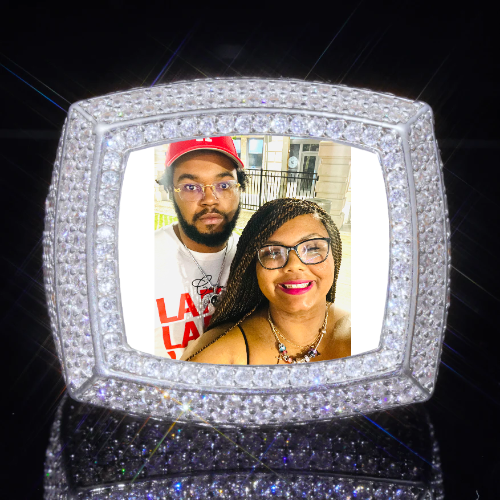 3D CUSTOM PICTURE ICED RING