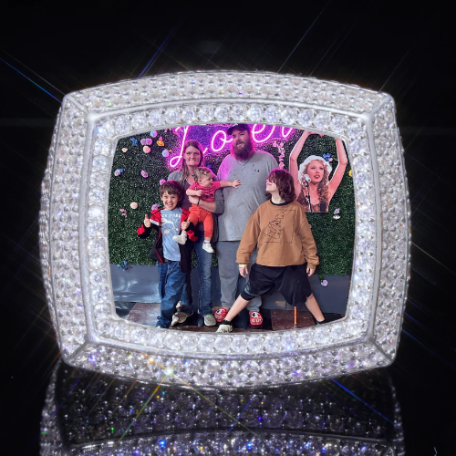 3D CUSTOM PICTURE ICED RING