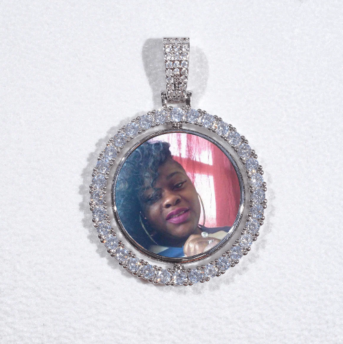 3D Spinning 2-Faced Custom Picture Pendant