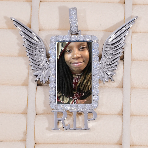 RIP WING 3D CUSTOM PICTURE PENDANT