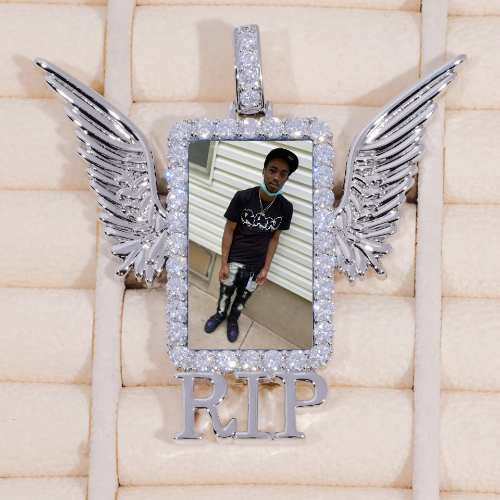 RIP WING 3D CUSTOM PICTURE PENDANT
