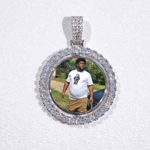 3D Spinning 2-Faced Custom Picture Pendant