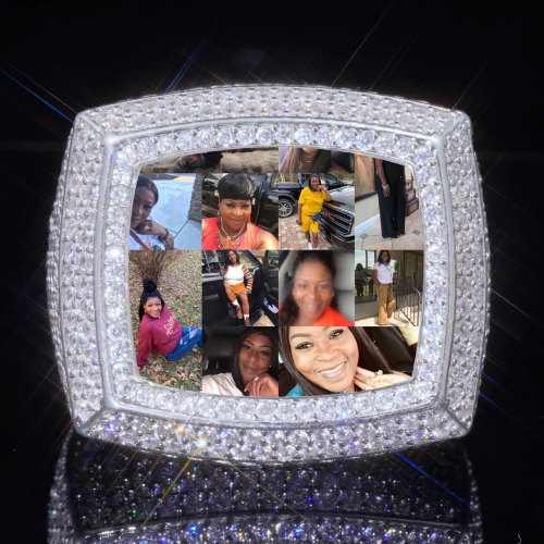 3D CUSTOM PICTURE ICED RING