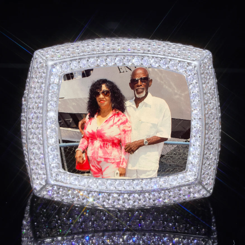 3D CUSTOM PICTURE ICED RING