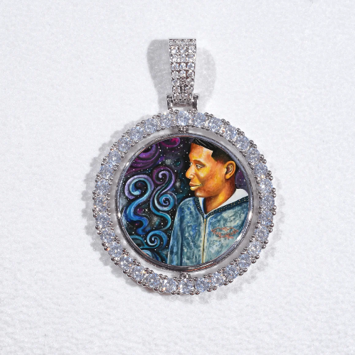 3D Spinning 2-Faced Custom Picture Pendant
