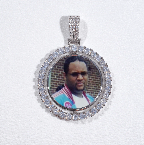 3D Spinning 2-Faced Custom Picture Pendant