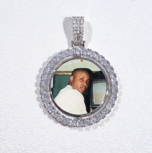 3D Spinning 2-Faced Custom Picture Pendant